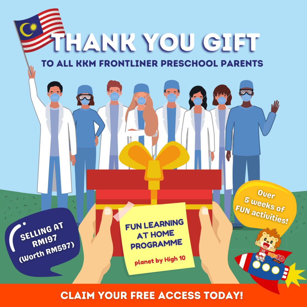 Thank you gift frontliner kkm malaysia doctor nurses pharmacists preschool parents planet by high 10 preschool kindergarten nursery #kitajagakita #kitamestimenang #staystrong